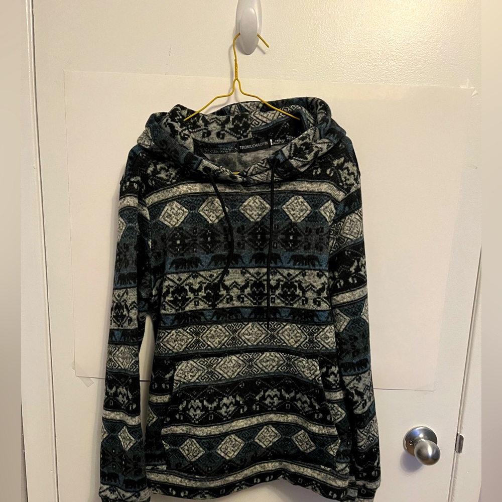 Ladies Aztec hoodie
